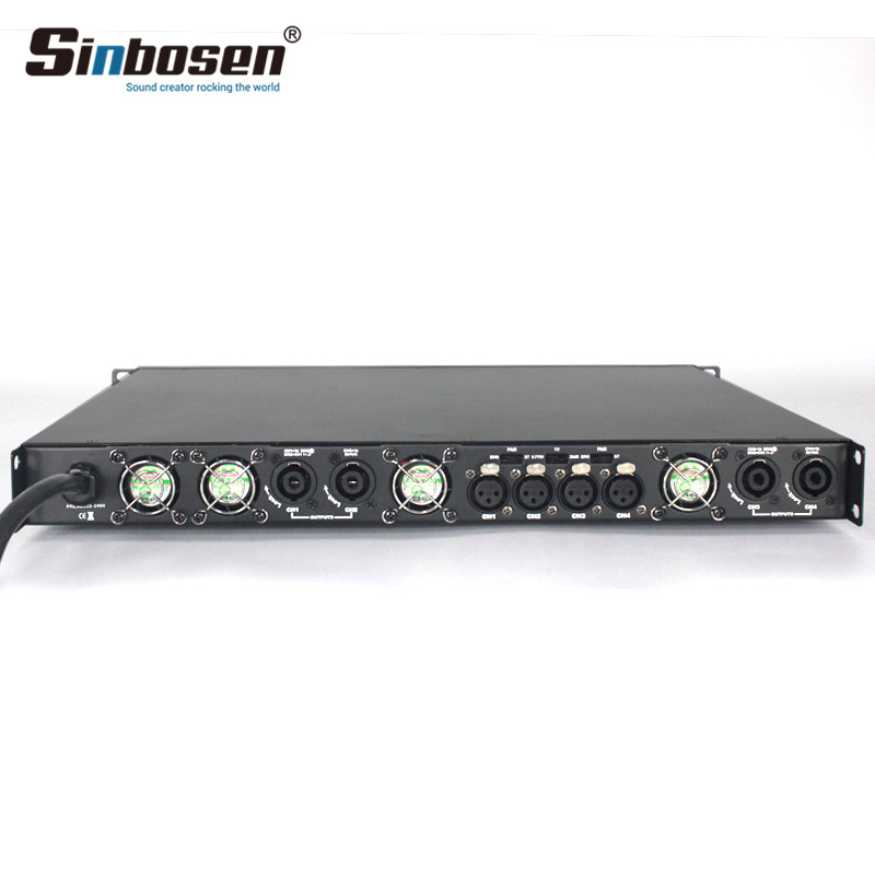 Sinbosen K4-1700 4 Canales 3800 Vatios En 2 Ohmios Amplificador De ...